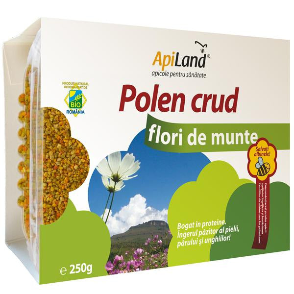 Polenul crud de flori de munte Apiland: Frumusete pentru piele, par si unghii