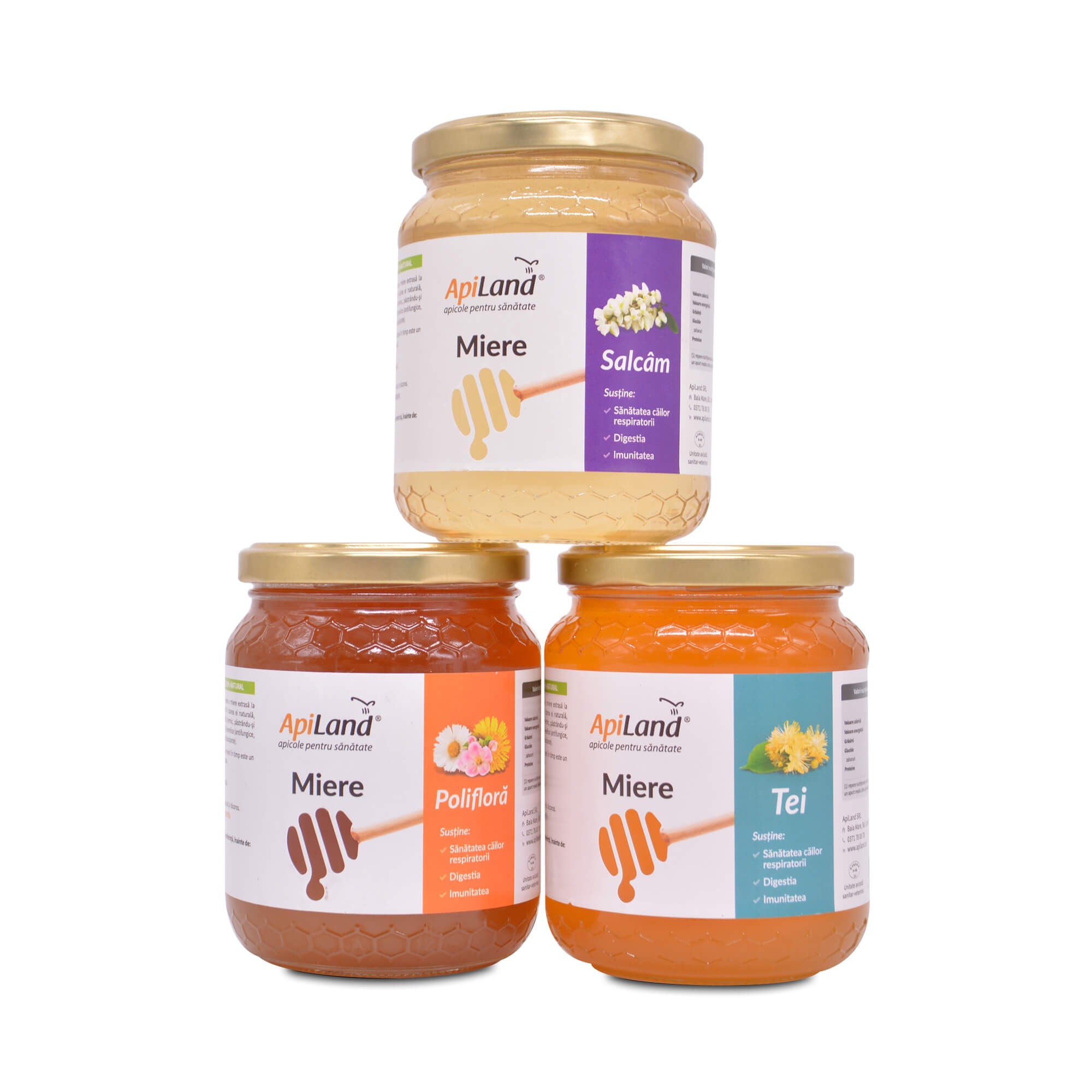 Pachet miere crudă - Pachet Convențional – ApiLand SRL