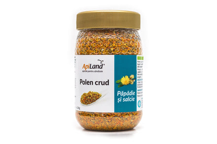 Polen crud de păpădie și salcie