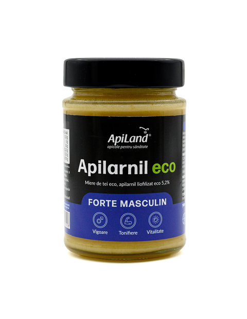 Apilarnil Forte Masculin ECO liofilizat cu miere de tei - 250g 1