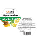 Săpun cu miere, mentă și lămâie - 100g 2