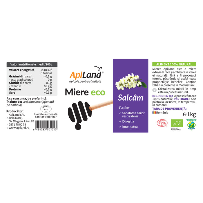 Miere Salcâm ECO - 1kg 2