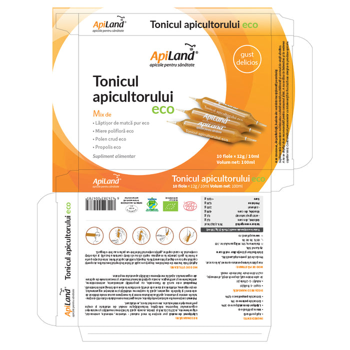 Tonicul apicultorului ECO - 10 fiole x 12g 3