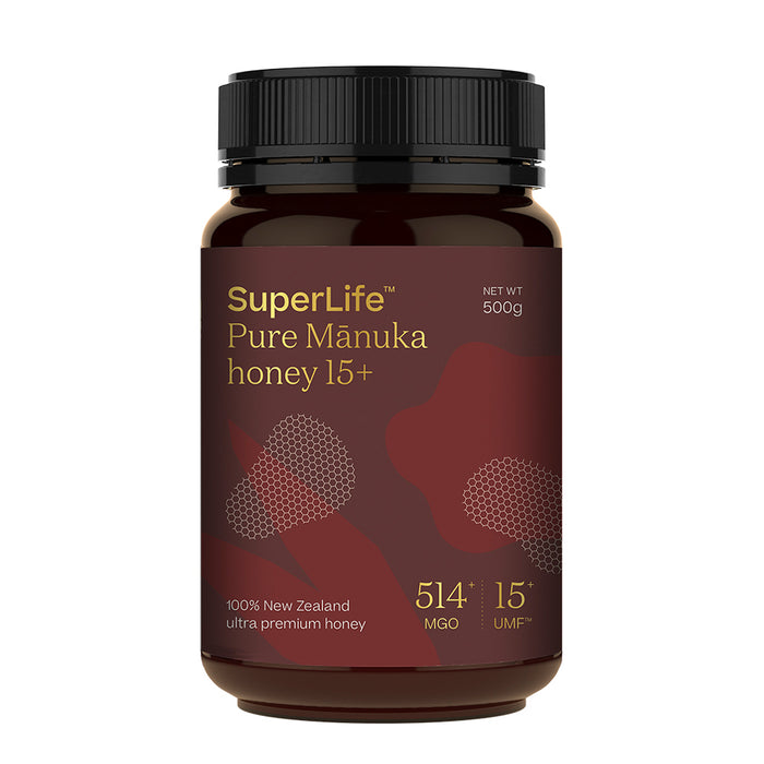 Miere de Manuka SuperLife  UMF 15+ | MGO 514+ - 500g 1