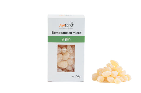 Black Friday Apiland - Bomboane cu miere și pin - 100g - Reducere [discount]%