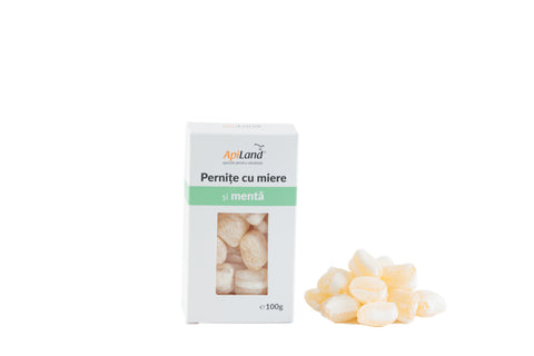 Black Friday Apiland - Pernițe cu miere și mentă - 100g - Reducere [discount]%