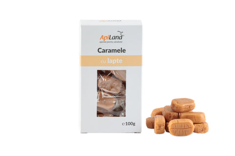 Black Friday Apiland - Caramele cu lapte - 100g - Reducere [discount]%