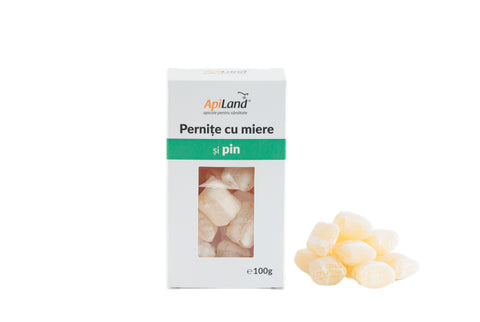 Black Friday Apiland - Pernițe cu miere și pin - 100g - Reducere [discount]%