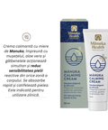 Manuka calming cream - Cremă calmantă și regenerantă cu 10% miere de Manuka, mușețel și aloe vera - 50 ml 2