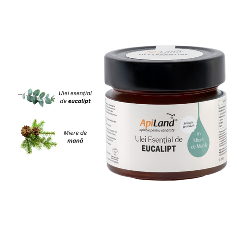 Miere de mană cu ulei esențial de eucalipt - selecție PREMIUM, 250 g 3