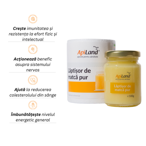 Lăptişor de matcă PUR convențional 100g 2