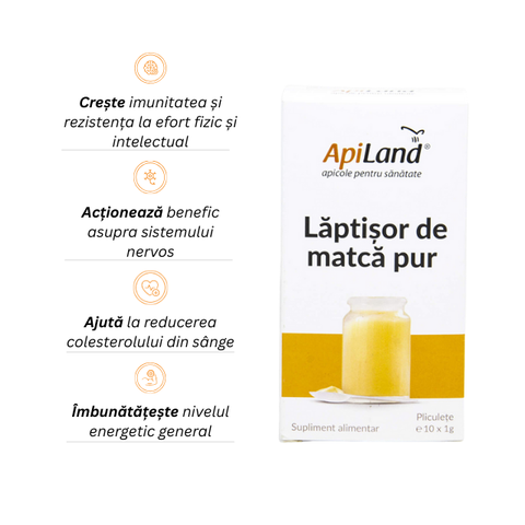 Lăptişor de matcă PUR convențional - 10 x 1g 2