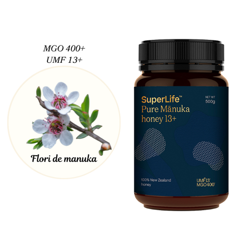 Miere de Manuka SuperLife UMF 13+ | MGO 400+- 500g 3