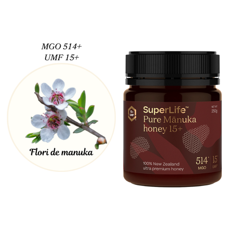 Miere de Manuka SuperLife UMF 15+ | MGO 514+ - 250g 3