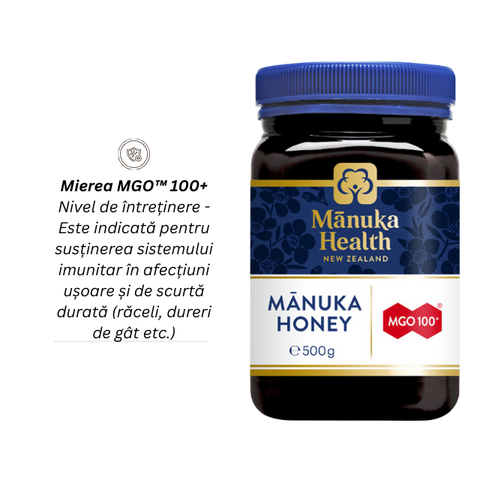 Miere Manuka MGO 100+ - 500g 2