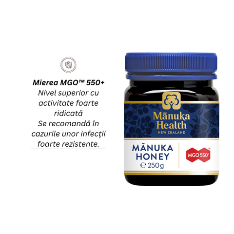 Miere Manuka MGO 550+ - 250g 2