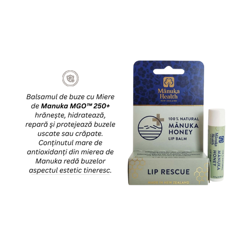 Balsam de buze cu Miere de Manuka MGO™ 250+ - 4.5g 2