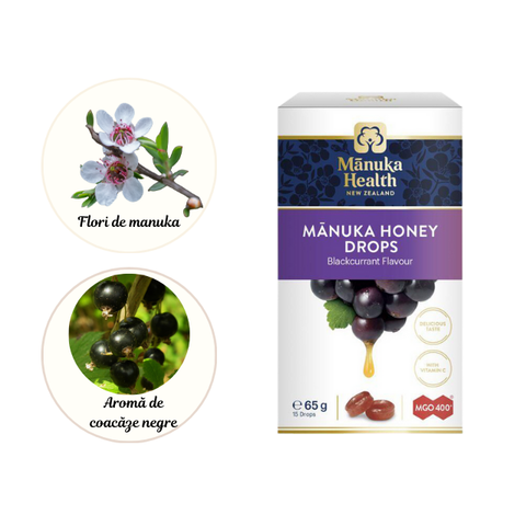 BOMBOANE CU MIERE DE MANUKA MGO™ 400+ ȘI COACĂZE - 65g 3