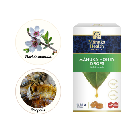 BOMBOANE CU MIERE DE MANUKA MGO™ 400+ ȘI PROPOLIS - 65g 3