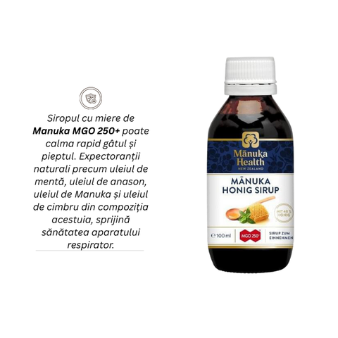 Sirop cu Miere de Manuka MGO 250+ - 100ml 2