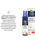 Spray oral cu Miere de Manuka MGO™ 400+, Propolis lichid BIO30 - 20ml 2