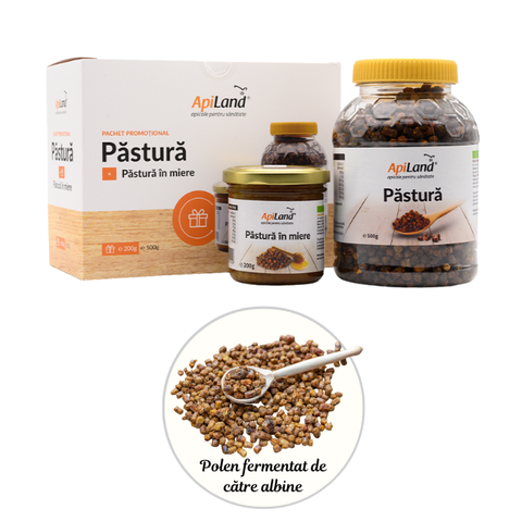 Pachet păstură de albine 500g + păstură în miere 200g - pentru ficat, sistem imunitar, digestie 3