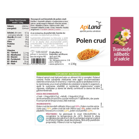 Polen crud de Trandafir Sălbatic și Salcie 4
