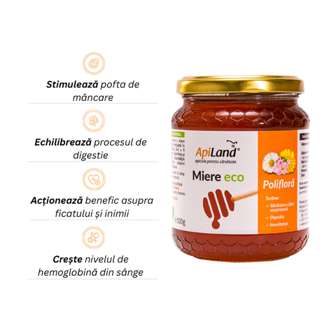 Miere Polifloră ECO - 500g