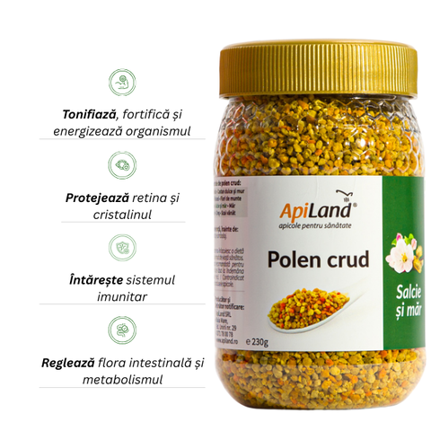 Polen crud de salcie și măr 2