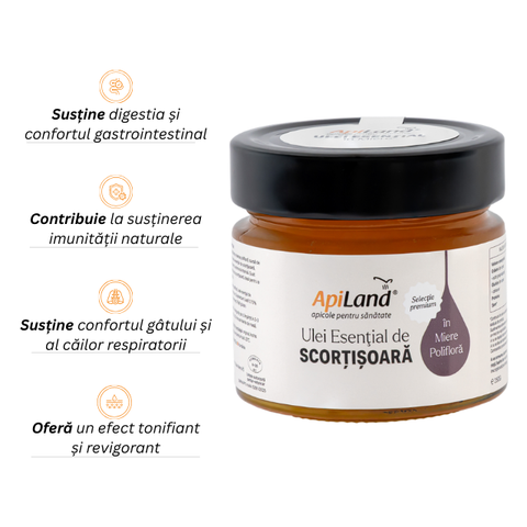 Miere polifloră cu ulei esențial de scorțișoară - selecție PREMIUM, 250 g 2