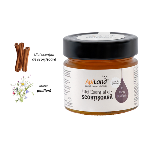 Miere polifloră cu ulei esențial de scorțișoară - selecție PREMIUM, 250 g 3