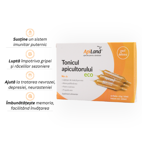 Tonicul apicultorului ECO - 10 fiole x 12g 2