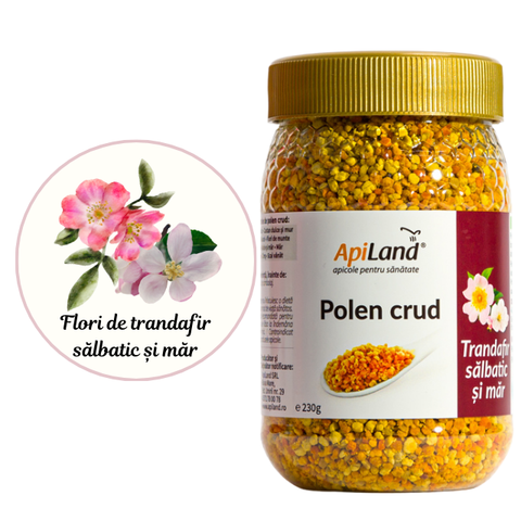 Polen crud de trandafir sălbatic și măr 3