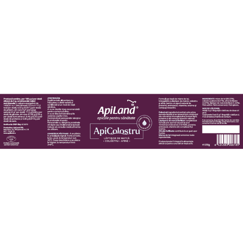 ApiColostru - Supliment alimentar cu colostru, lăptișor de matcă liofilizat și afine liofilizate, 150g 4