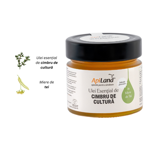 Miere de tei cu ulei esențial de cimbru de cultură - selecție PREMIUM, 250 g 3