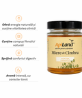 Miere crudă Gourmet de Cimbru, aromă intensă, efect terapeutic, aliat puternic al imunității și sistemului digestiv, 300g 2
