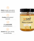 Miere crudă Gourmet de Lămâie, aromă fină citric-exotică, bogată în vitamina C, aliat natural pentru detoxifiere și vitalitate, 300g 2