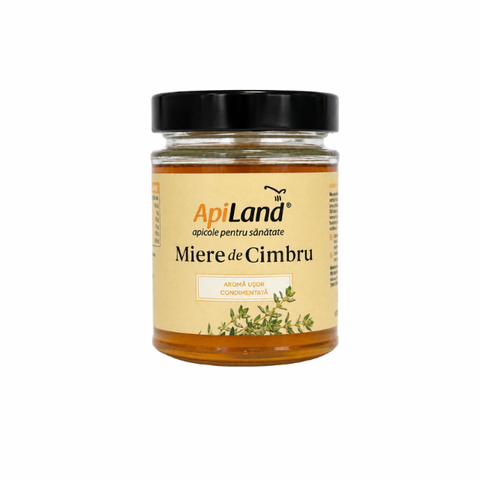 Miere crudă Gourmet de Cimbru, aromă intensă, efect terapeutic, aliat puternic al imunității și sistemului digestiv, 300g 4