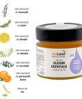 Miere de tei cu Mix de Uleiuri Esențiale (lămâie, lavandă, brad, tămâie, eucalipt, portocală dulce) - pentru stil de viata sanatos, 250 g 3