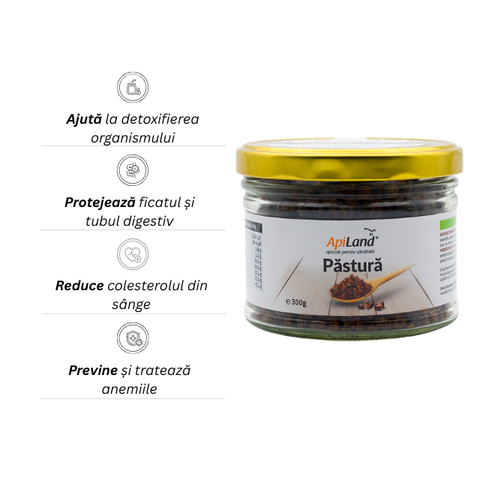Păstură de albine Apiland 300g - Supliment natural pentru reglare colesterol 2