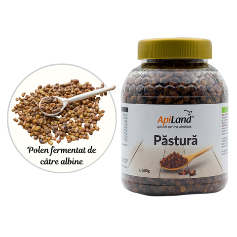Păstură de albine Apiland 500g, supliment natural 100%, din polen fermentat 3