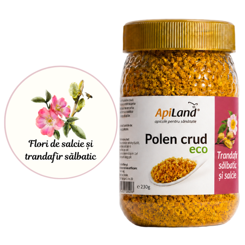 Black Friday Apiland - Polen crud de Trandafir Sălbatic și Salcie ECO - Reducere [discount]%