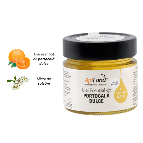 Miere de salcâm cu ulei esențial de portocală dulce - selecție PREMIUM, 250 g 3