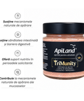 TriMunity - Supliment alimentar complex cu lapte de măgăriță liofilizat, colostru, lăptișor de matcă liofilizat și merișoare liofilizate, 150g 3